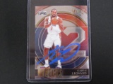KAWHI LEONARD SIGNED TRADING CARD WITH FSG COA