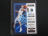 DIRK NOWITZKI SIGNED TRADING CARD WITH FSG COA