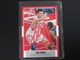 YAO MING SIGNED TRADING CARD WITH AUTHENTICATION DIRECT COA
