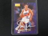 STEVE NASH SIGNED TRADING CARD WITH AUTHENTICATION DIRECT COA