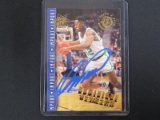 DOMINIQUE WILKINS SIGNED TRADING CARD WITH FSG COA