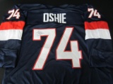 TJ OSHIE SIGNED JERSEY WITH FSG COA TEAM USA