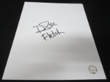 DAVID FLETCHER SIGNED WHITE SHEET WITH COA