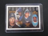 1996 TOPPS PROSPECTS ANDRUW JONES,VLADIMIR GURRERO,BRIAN BANKS,BILLY MCMILLON