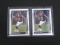 2 CARD ROOKIE LOT NICO COLLINS TEXANS