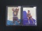 2 CARD LOT TRIPLE THREATS KARL MALONE,JOHN STOCKTON