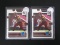2 CARD ROOKIE LOT BRIAN ROBINSON JR WASHINGTON