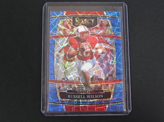 2022 SELECT DRAFT PICKS RUSSELL WILSON BLUE LAZER
