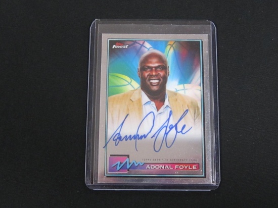 2021 TOPPS FINEST ADONAL FOYLE AUTO CARD