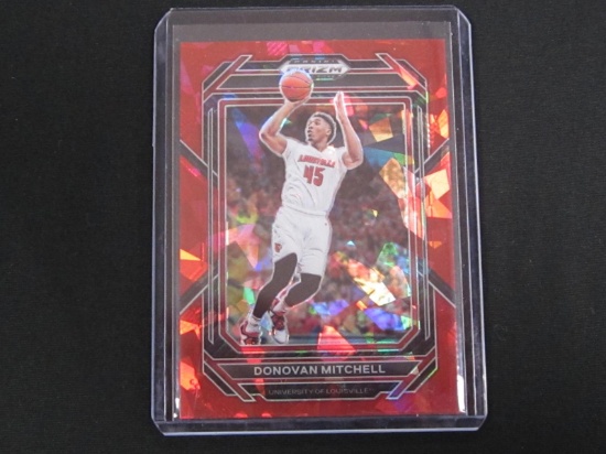2023 PRIZM DRAFT PICKS DONOVAN MITCHELL RED ICE