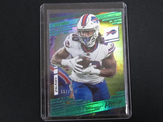 2021 PRESTIGE XTRA POINTS ZACK MOSS /199 GREEN BILLS