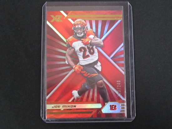 2021 XR JOE MIXON /249 RED BENGALS