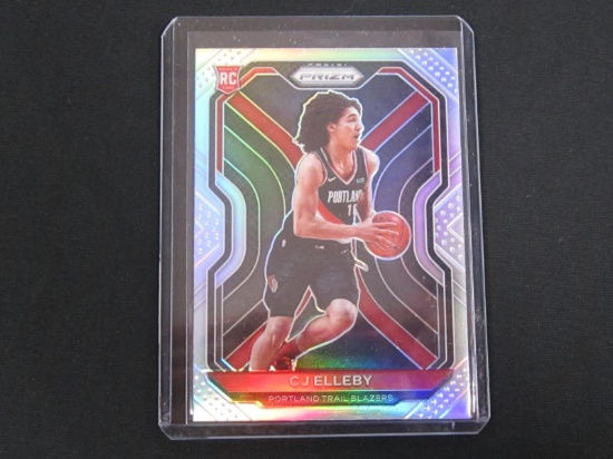 2020-21 PANINI PRIZM CJ ELLEBY RC SILVER PRIZM BLAZERS