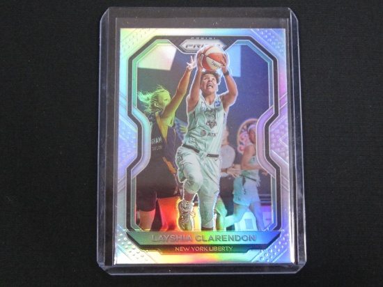 2021 WNBA PRIZM LAYSHIA CLARENDON SILVER PRIZM