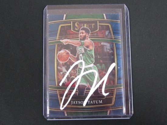 JAYSON TATUM SIGNED TRADING CARD WITH FSG COA