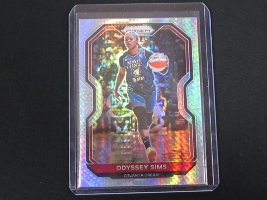 2021 WNBA PRIZM ODYSSEY SIMS SILVER HYPER PRIZM