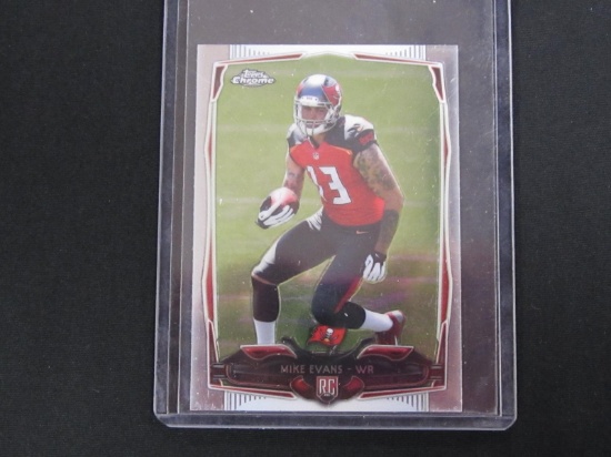 2014 TOPPS CHROME MINI MIKE EVANS RC TAMPA BAY
