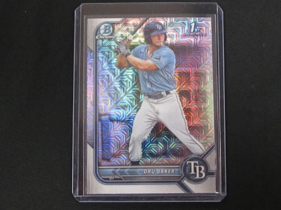 2022 BOWMAN CHROME PROSPECT DRU BAKER MOJO