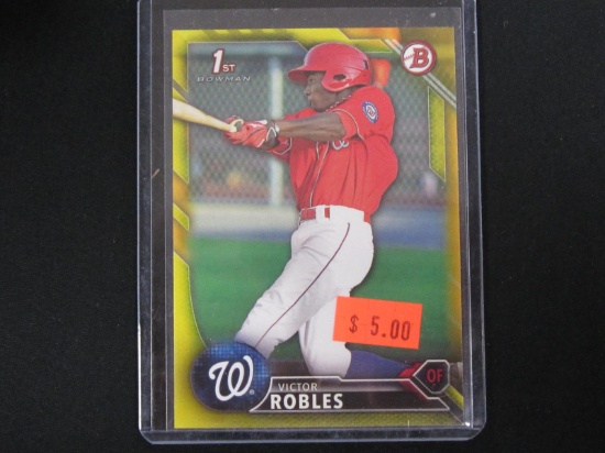 2016 BOWMAN PROSPECT VICTOR ROBLES GOLD PARALLEL