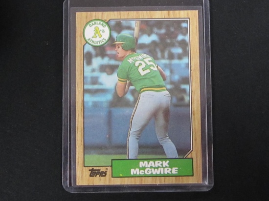 1987 TOPPS MARK MCGWIRE RC A'S