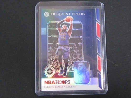 2019-20 HOOPS PREMIUM STOCK LEBRON JAMES PRIZM