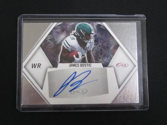 2023 SAGE JAMES BOSTIC RC AUTO CARD