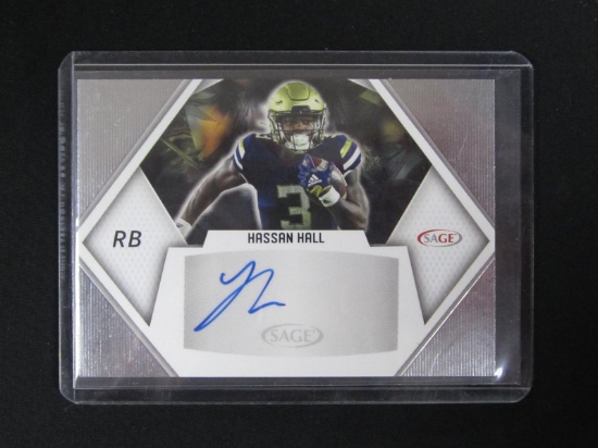 2023 SAGE HASSAN HALL RC AUTO CARD