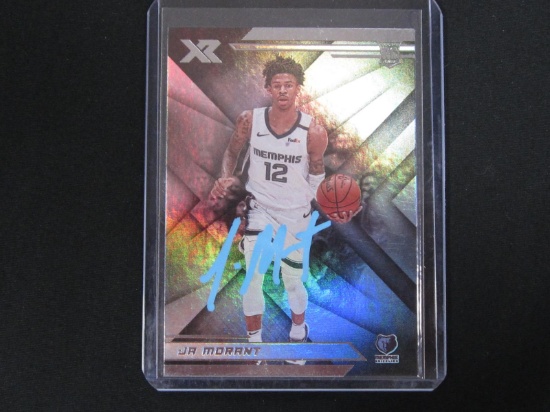 JA MORANT SIGNED ROOKIE CARD WITH PRO CERT COA