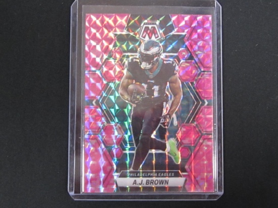 2023 MOSAIC A.J. BROWN PINK CAMO PRIZM EAGLES