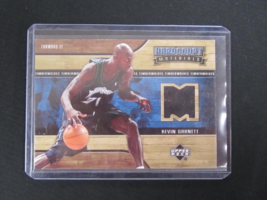 2006-07 UD HARDCOURT KEVIN GARNETT RELIC CARD