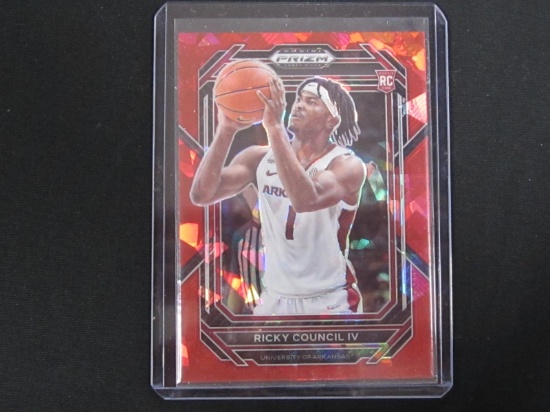 2023 PRIZM DRAFT PICKS RICKY COUNCIL RC RED ICE PRIZM