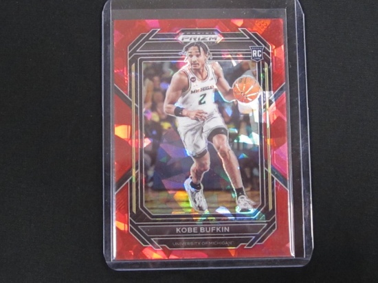 2023 PRIZM DRAFT PICKS KOBE BUFKIN RC RED ICE PRIZM