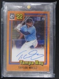 2022 DONRUSS OPTIC TAYLOR WALLS SP/75 SIGNATURE