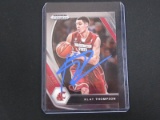 KLAY THOMPSON SIGNED TRADING CARD WITH FSG COA