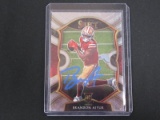 BRANDON AIYUK SIGNED ROOKIE CARD WITH FSG COA