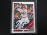 MIKE TROUT SIGNED TRADING CARD WITH PRO CERT COA