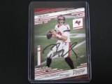 TOM BRADY SIGNED TRADING CARD WITH RED CARPET COA