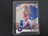 JOEL EMBIID SIGNED TRADING CARD WITH FSG COA