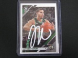 JAYSON TATUM SIGNED TRADING CARD WITH FSG COA