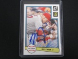 MIKE TROUT SIGNED TRADING CARD WITH PRO CERT COA