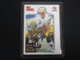 BRETT FAVRE SIGNED TRADING CARD WITH RED CARPET COA
