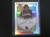 2014 BOWMAN CHROME PROSPECT JUSTIN TWINE AUTO