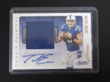 2020 ABSOLUTE JACOB EASON SSP /49 ROOKIE AUTO RELIC