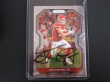 TRAVIS KELCE SIGNED TRADING CARD WITH PRO CERT COA