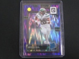2022 DONRUSS OPTIC BREECE HALL RC PURPLE SHOCK PRIZM