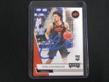 CADE CUNNINGHAM SIGNED ROOKIE CARD WITH FSG COA