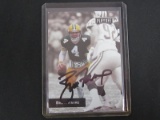 BRETT FAVRE SIGNED TRADING CARD WITH RED CARPET COA
