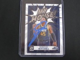 DONOVAN MITCHELL SIGNED TRADING CARD WITH FSG COA