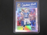 2016 DONRUSS OPTIC ANDREW LUCK SILVER PRIZM COLTS