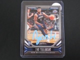 ZION WILLIAMSON SIGNED ROOKIE CARD WITH COA